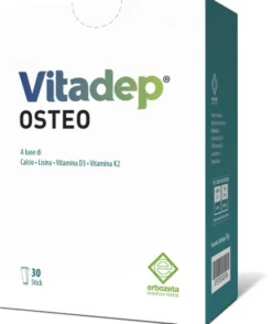 Vitadep Osteo calcio vitamina D3 K2 e lisina supporto ossa 30 stick