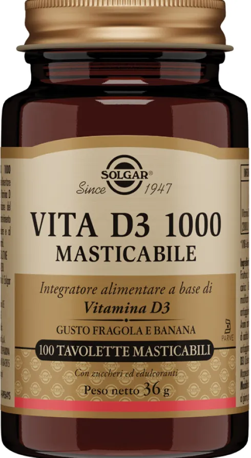 Vita D3 1000 100 tavolette masticabili