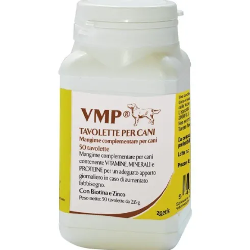 Vmp Tavolette Integratore Vitamine E Minerali Cani 50 Tavolette
