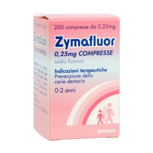Zymafluor 0,25 mg 200 compresse