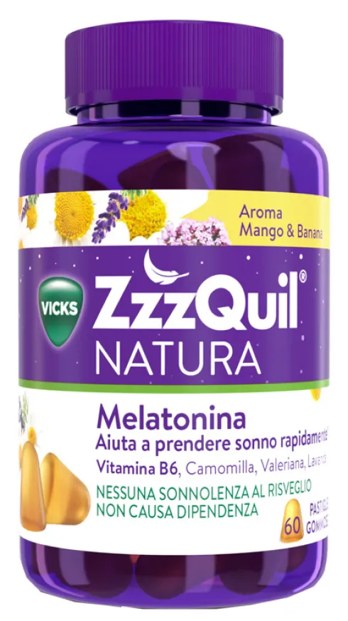 Zzzquil Natura Mango & Banana 60 gommose
